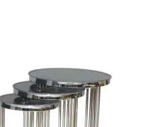 Brc Zigon 13383 C Model Düz Siyah Temper cam GÜMÜŞ Kaplama Metal 