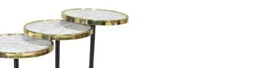 Brc Zigon 13409 Olimpik Model Beyaz Mermer Metal Gold Kaplama Aya