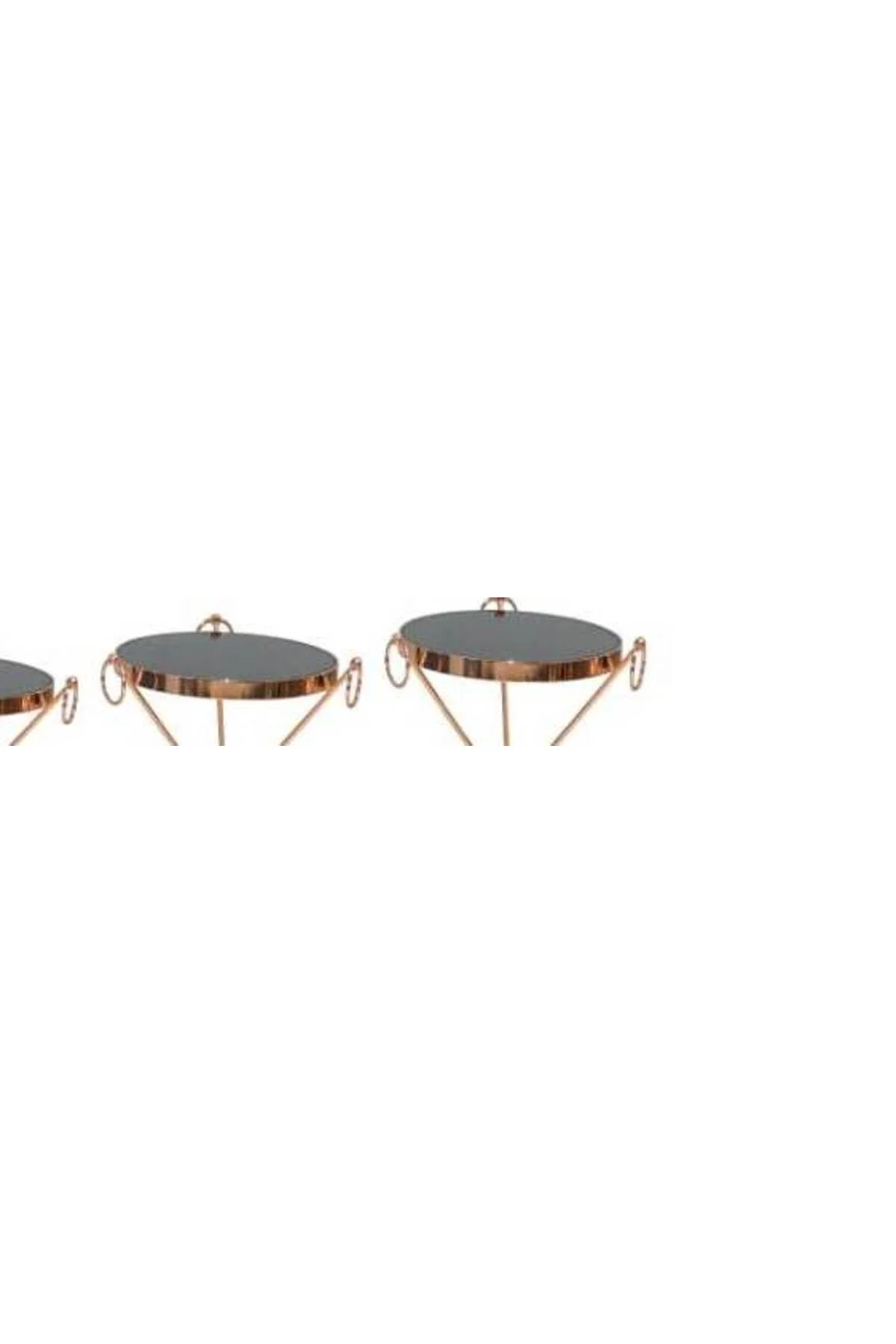 Brc Zigon 17524 Küpeli Model Metal gold kaplama renk Kırılmaz temper cam El Yapım - Görsel 2