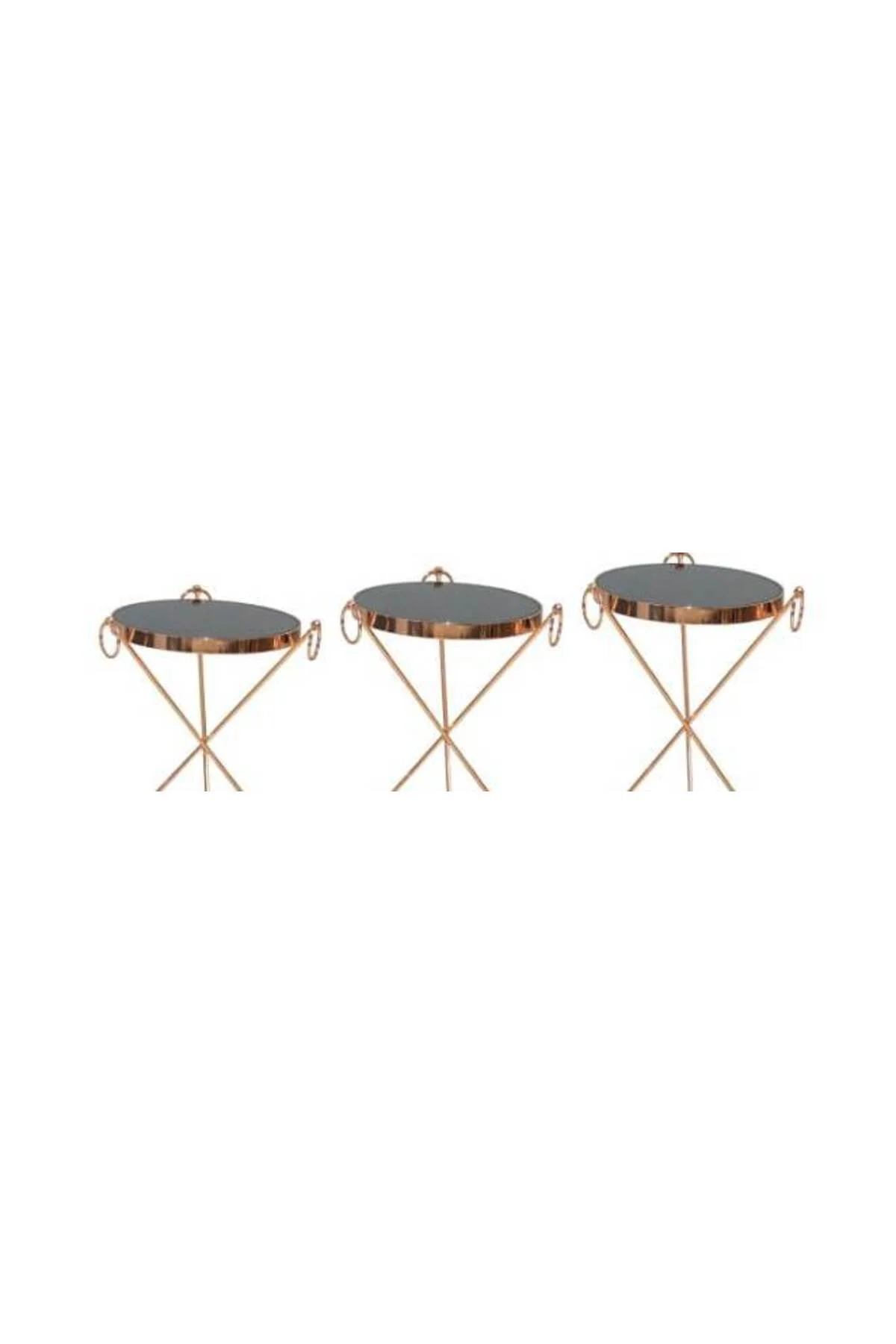 Brc Zigon 17524 Küpeli Model Metal gold kaplama renk Kırılmaz temper cam El Yapım - Görsel 3