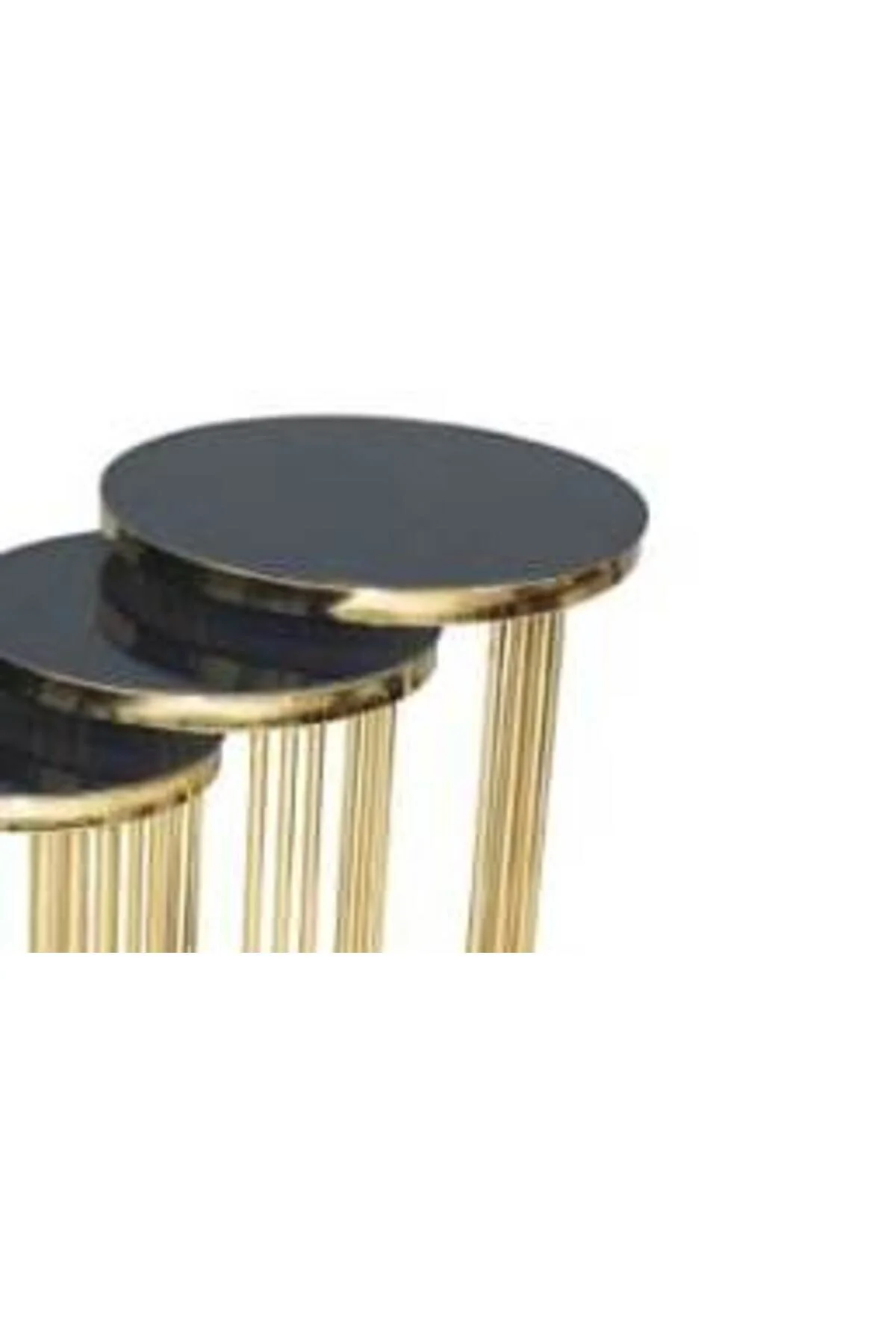 Brc Zigon 17538 C Gold renk Kaplama Kırılmaz Temper Siyah cam El Yapım El Yapım - Görsel 3