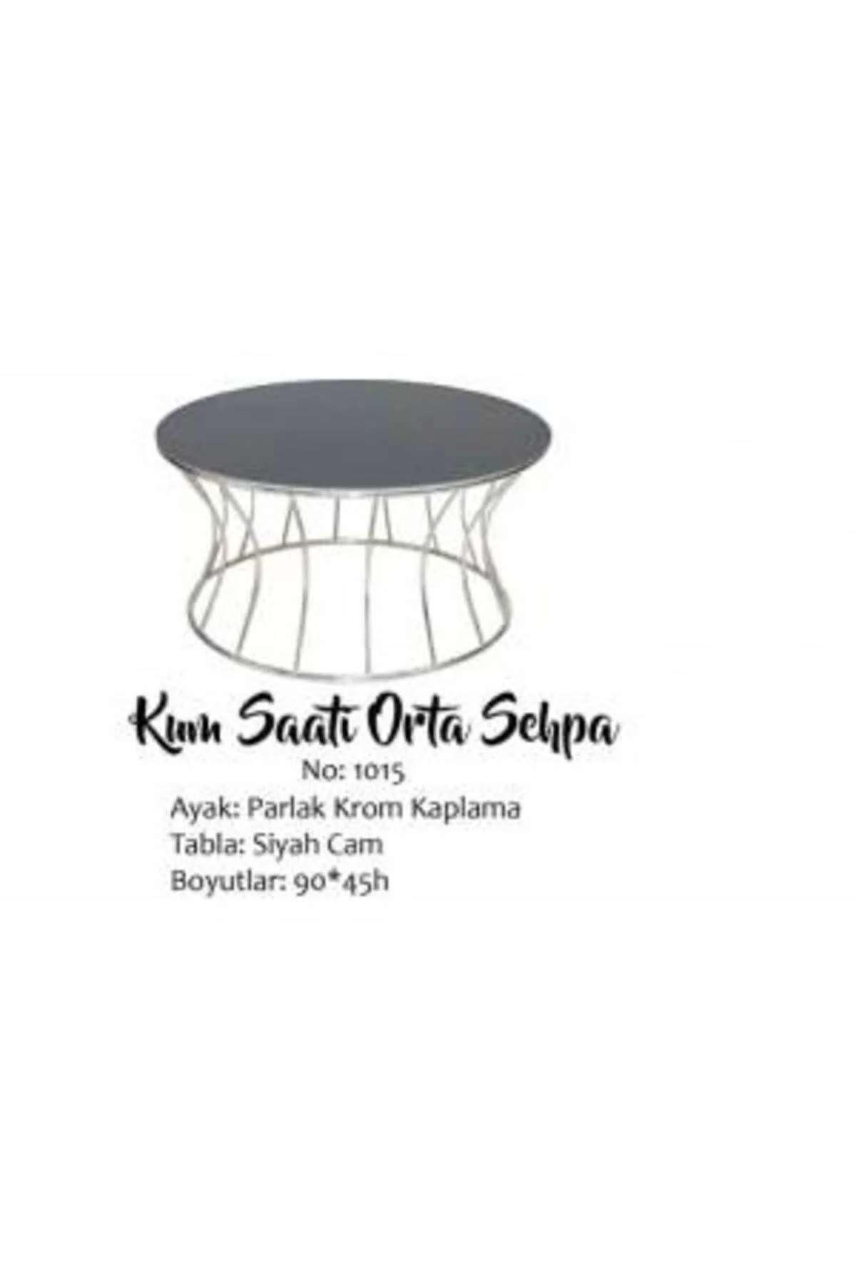 Brc19457 Orta sehpa Kum Saat Model Kırılmaz Temper Siyah Cam Metal Krom El Yapım Brc19457 Orta sehpa Kum Saat Model Kırılmaz Temper Siyah Cam Metal Krom El Yapım