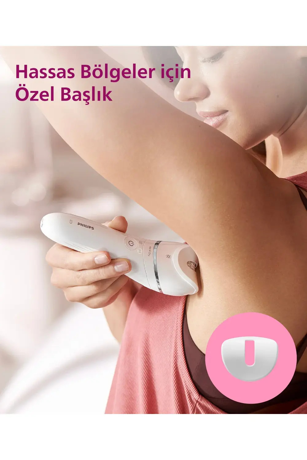 Bre720/05 Epilatör (YÜZ KOLTUK ALTI BİKİNİ BÖLGESİ BACAK)ıslak Ve