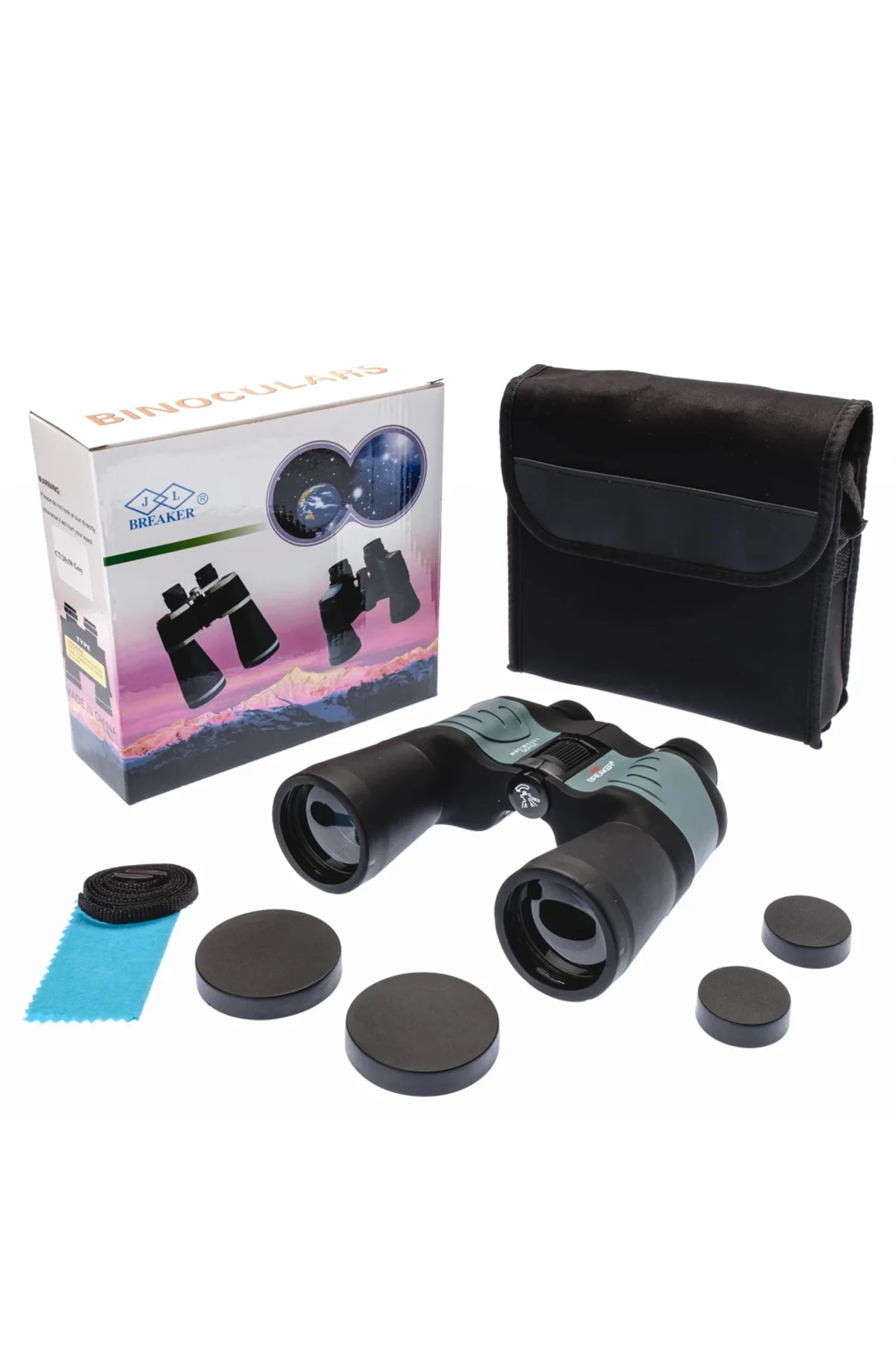 Breaker 20×50 Ct Profesyonel El Dürbünü - 1000m/56m - Gri