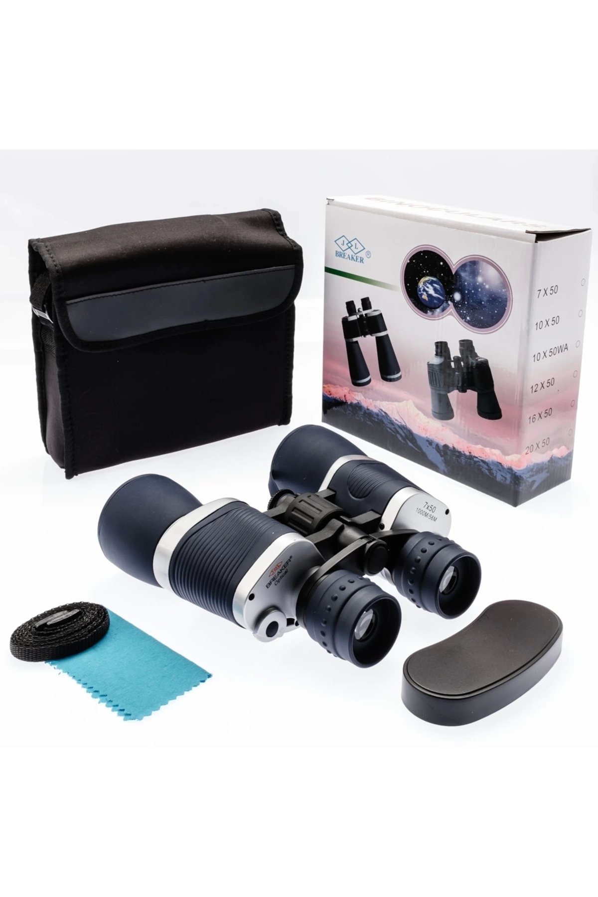 Pratikoba Breaker 7X50 Güneş Filtreli Profesyonel El Dürbünü 1000M/56M – Ma