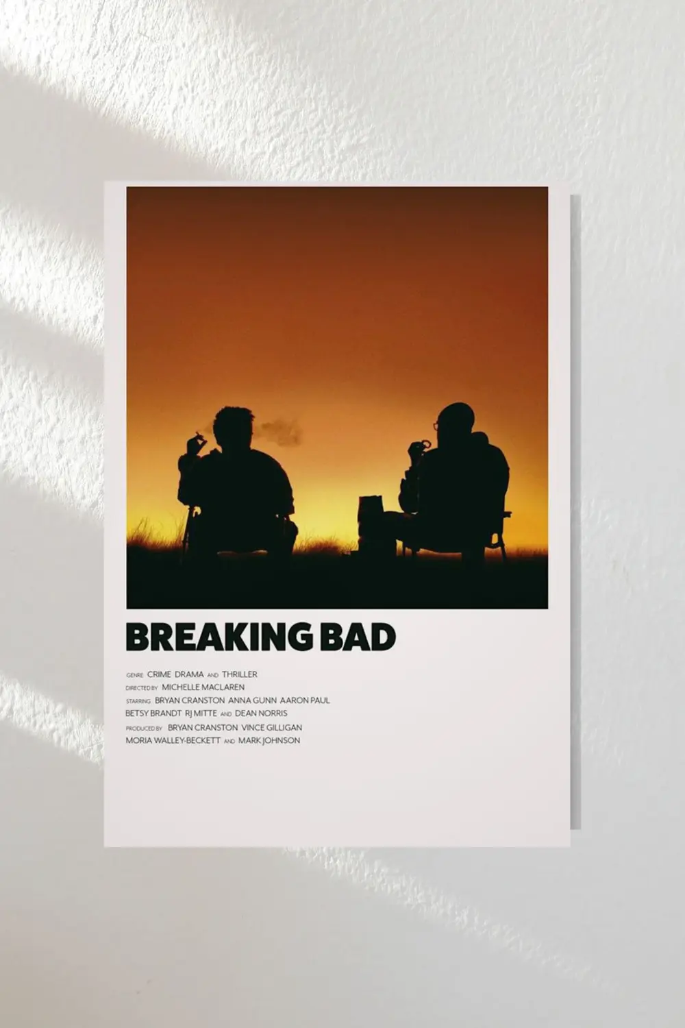 "Breaking Bad" Ahşap Poster Üçlü Set 20*30 cm