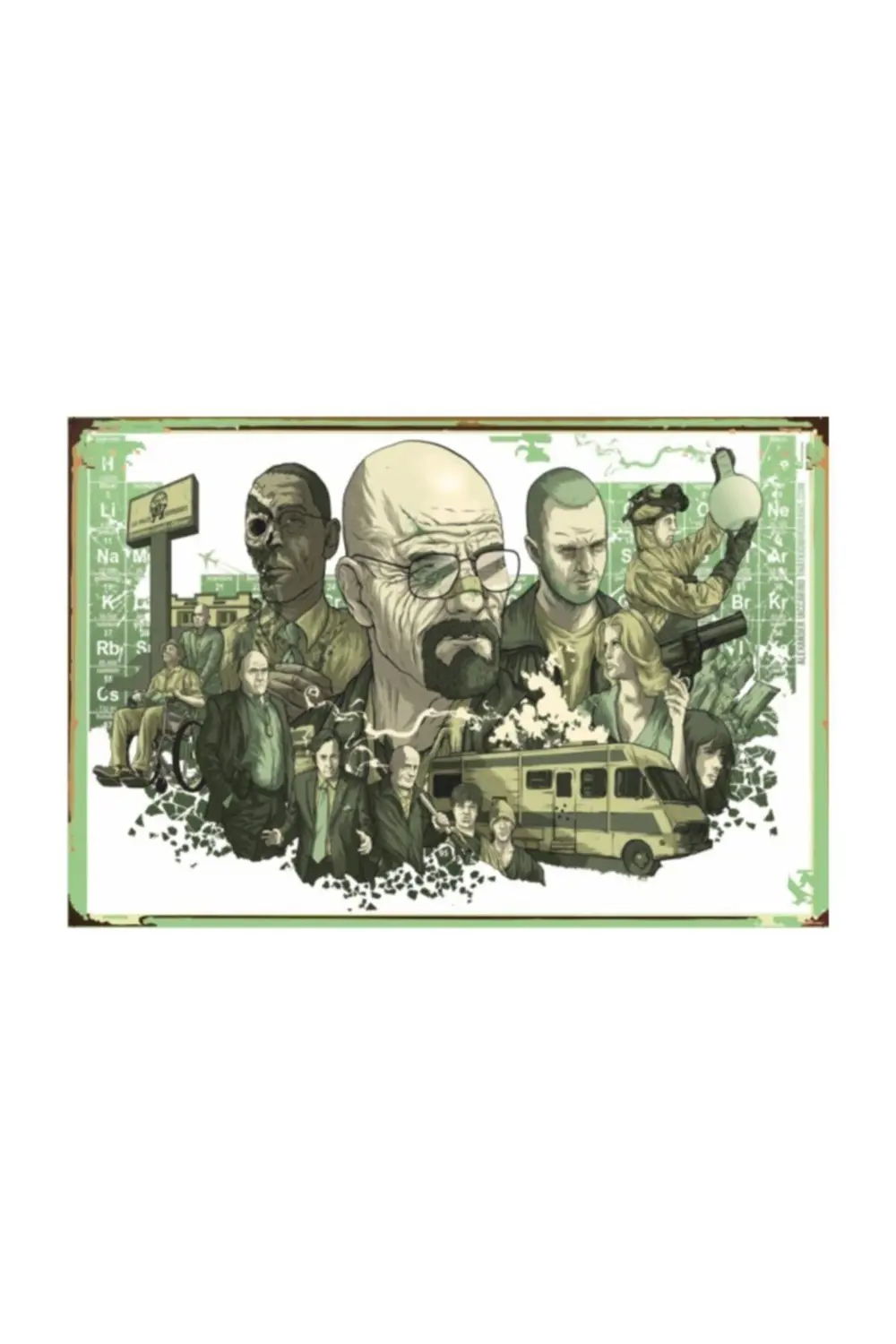 Breaking Bad Sezon Retro Vintage Ahşap Poster Fiyatı, Yorumları ve Özellikleri