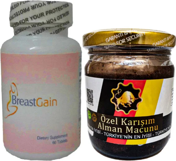 Breastgain Göğüs Bakım Seti – 60 Kapsül + Erkekler İçin Katılığa Alaman Macunu 240 gr Fiyatı, Yorumları ve Özellikleri