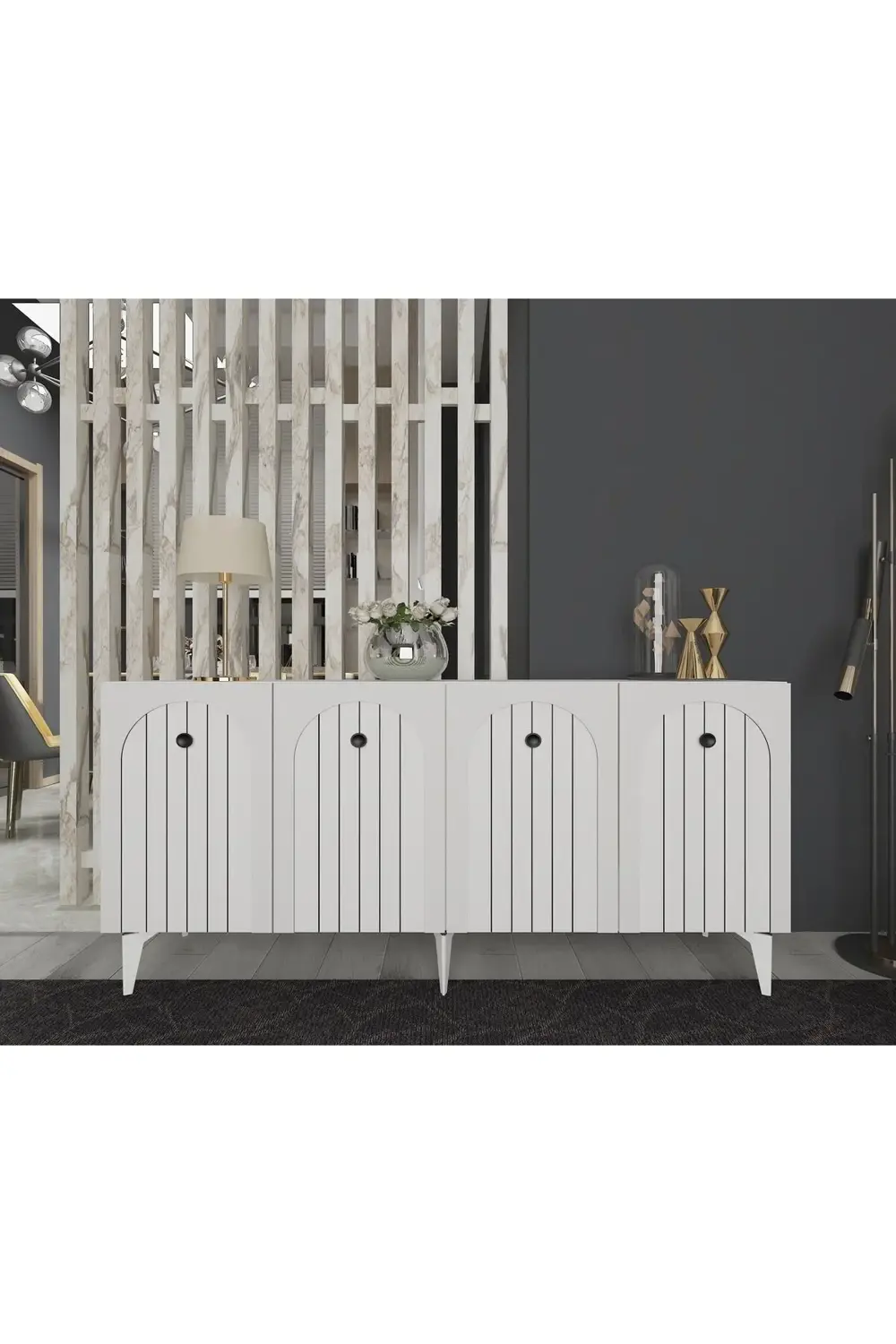 BREDA KONSOL BEYAZ-BEYAZ