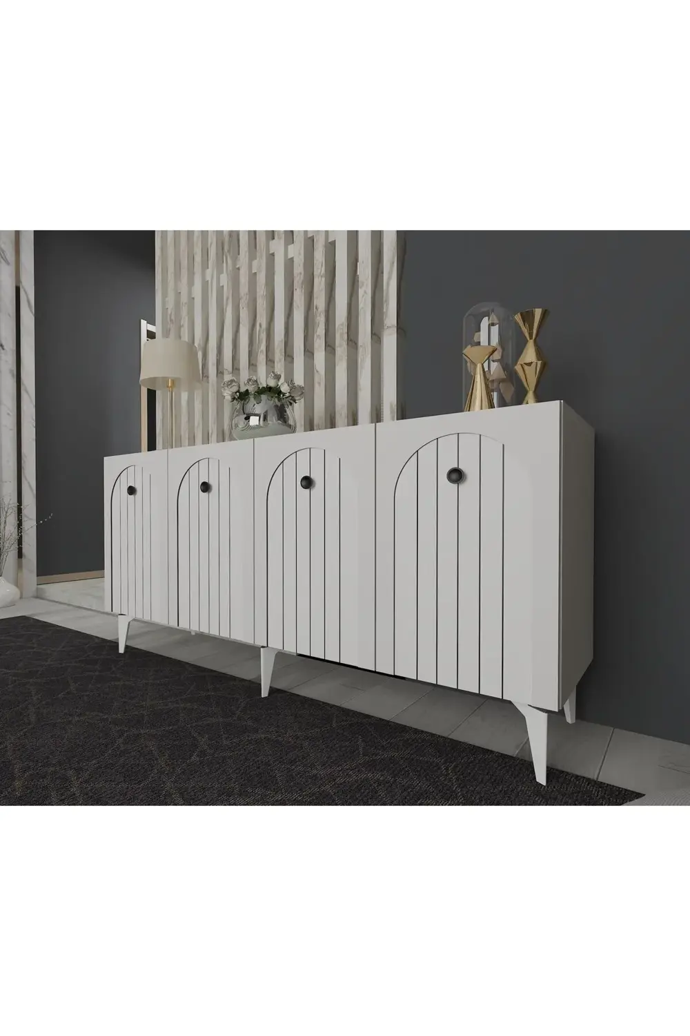 BREDA KONSOL BEYAZ-BEYAZ