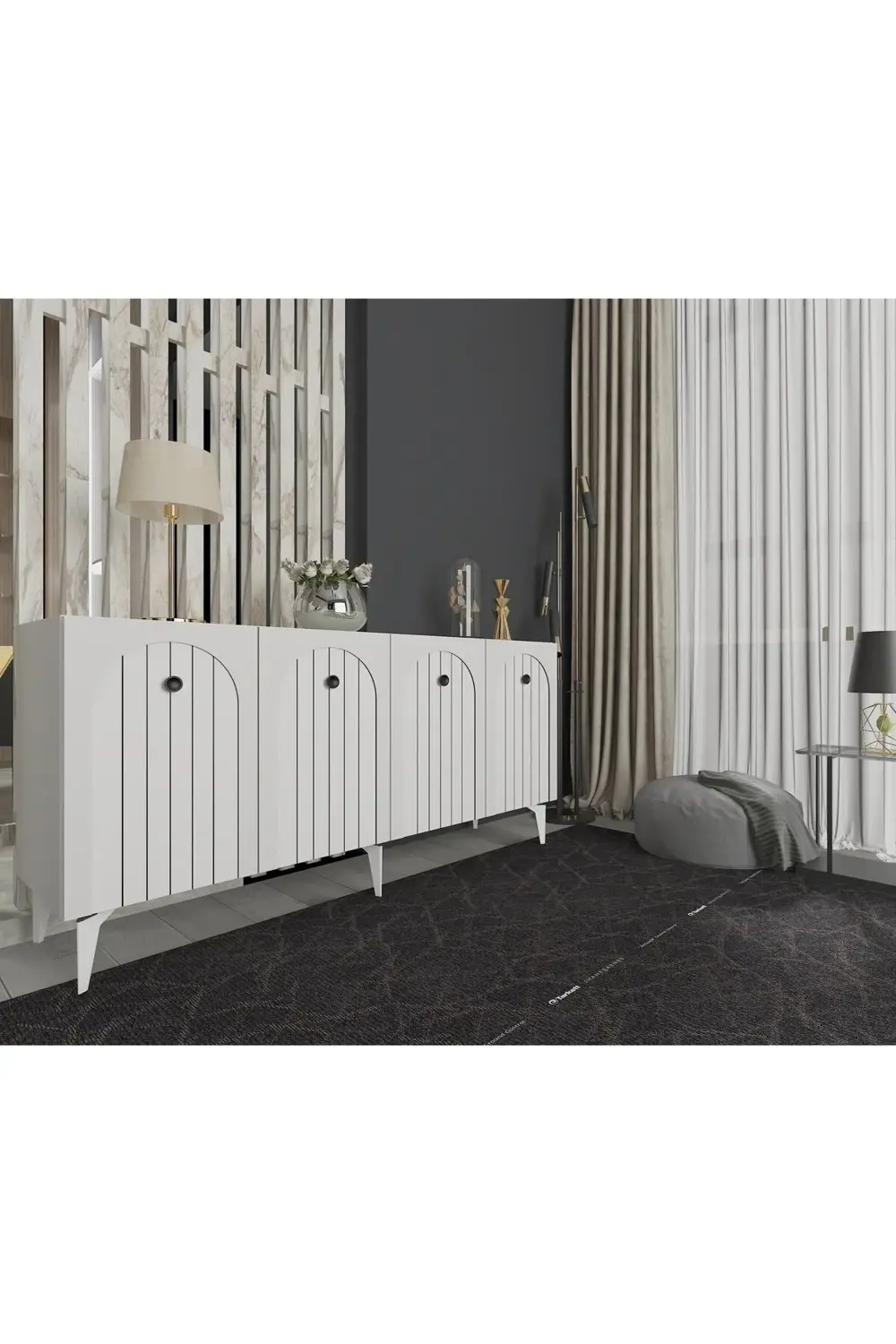 BREDA KONSOL BEYAZ-BEYAZ