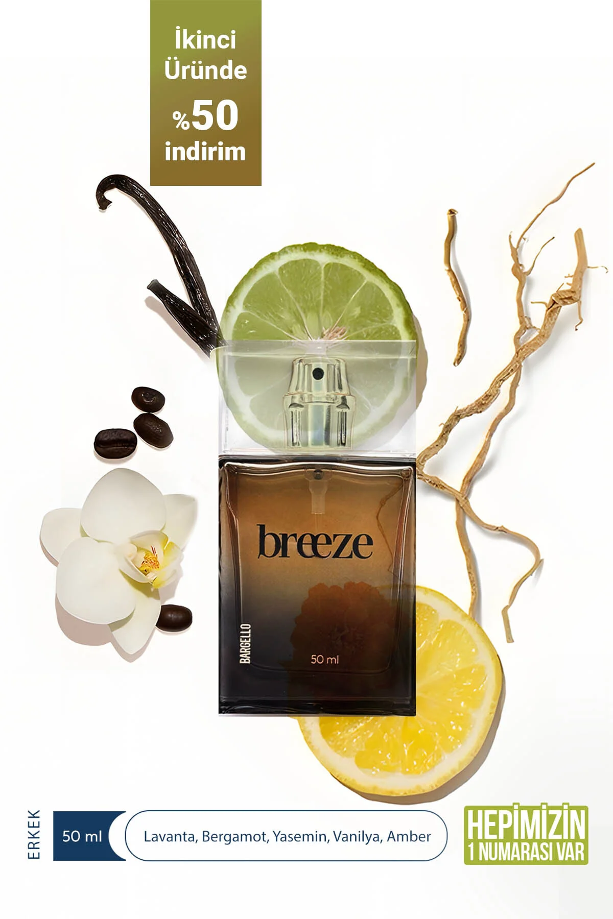 BREEZE ERKEK PARFÜM EDP 50 ml