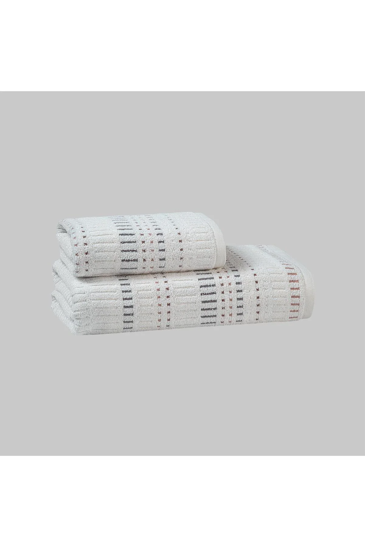 Brena Gri %100 Pamuk Havlu 50*90 cm