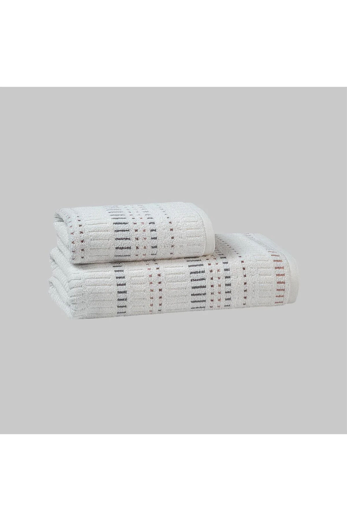 Brena Gri %100 Pamuk Havlu 85*150 cm