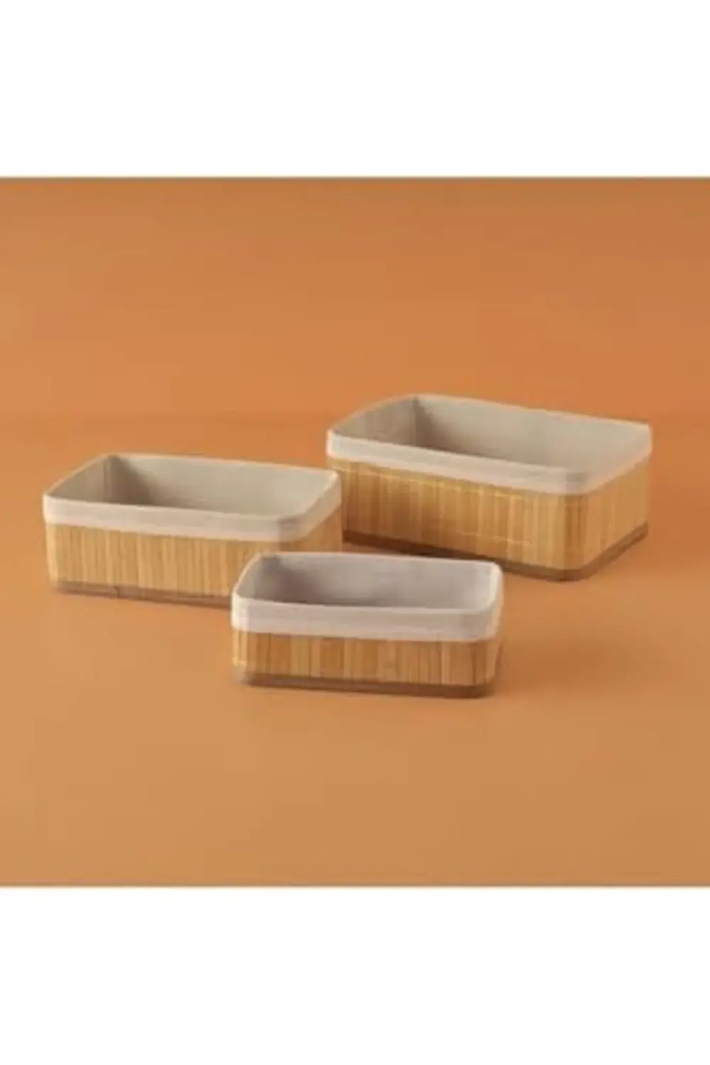 Bres Bambu Düzenleyici Kutu, Bej, 30 x 20 x 12 1171935