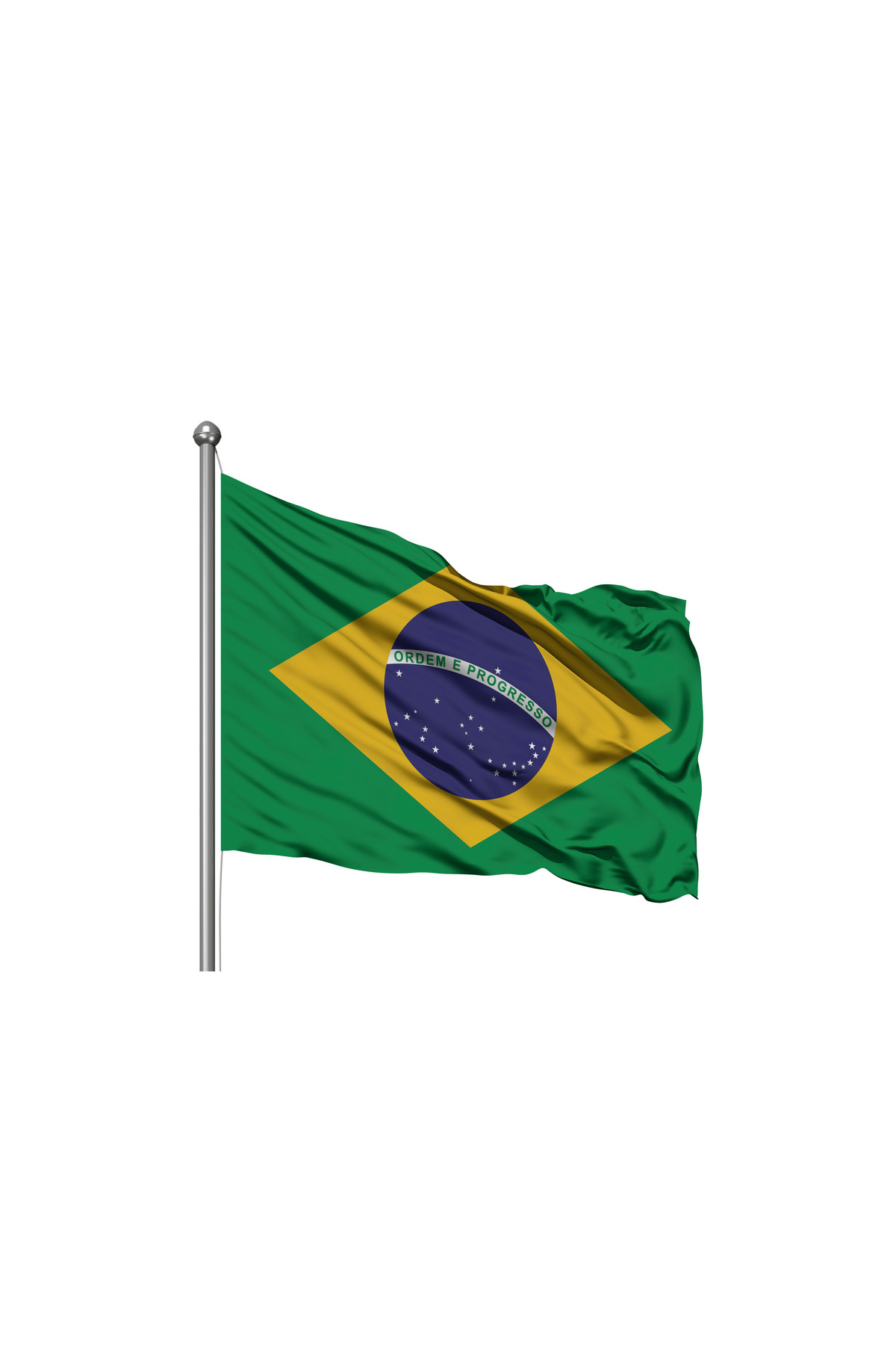 Asilmeydan Brezilya Federal Cumhuriyeti Devleti Bayraği - Premium Raşel Kuma