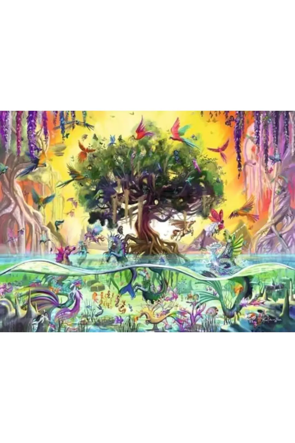 BRFShop 1500p Puzzle Unikornlar, Yapboz 1165984
