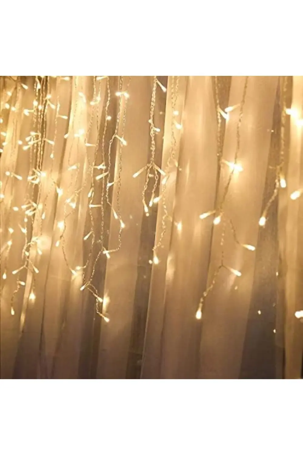 BRFShop 8 Fonksiyonlu Dekoratif Saçak Led Sarkıt Perde Led Eklene