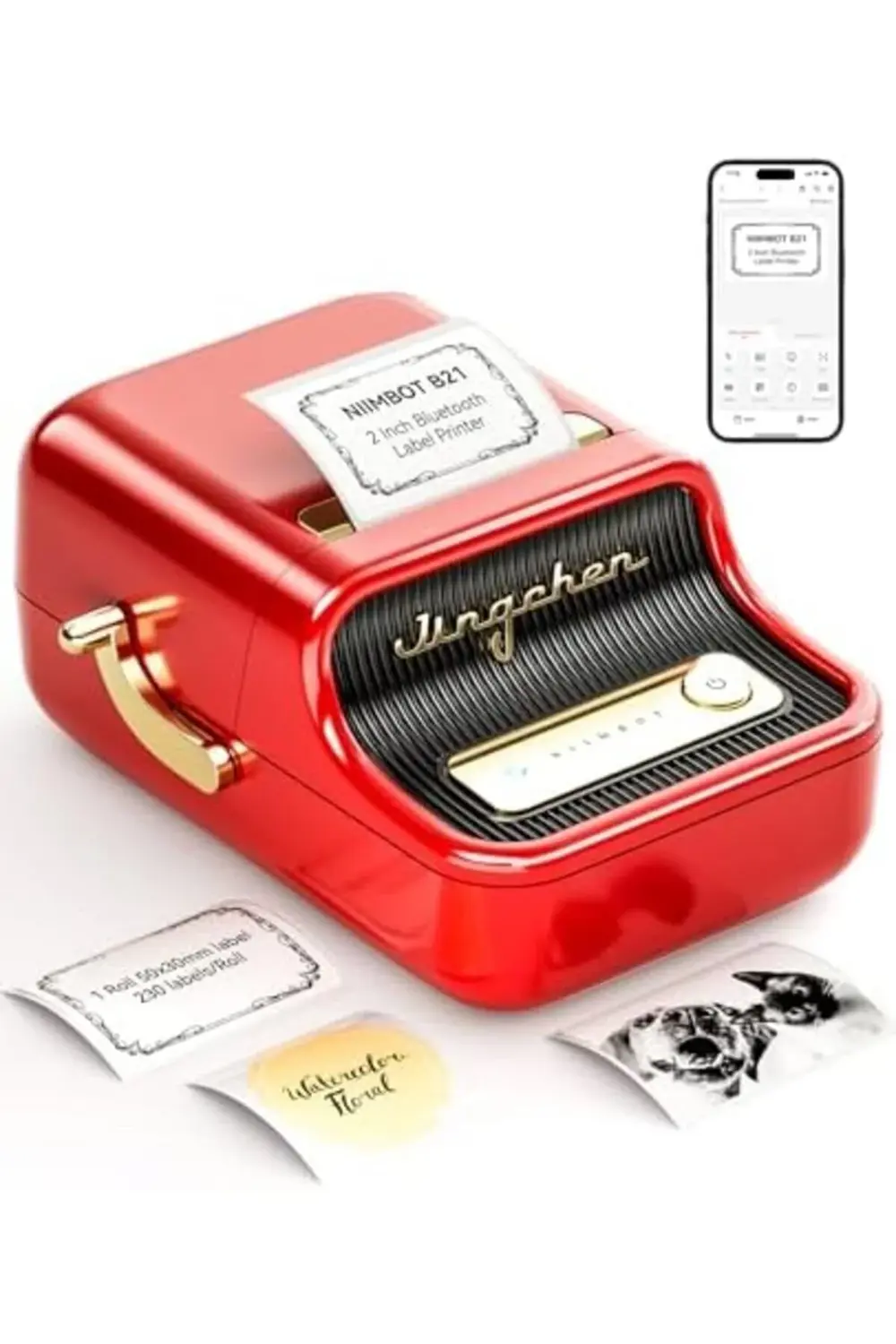 BRFShop B21 Etiket Makinesi Mürekkepsiz Bluetooth Etiket Yazıcısı