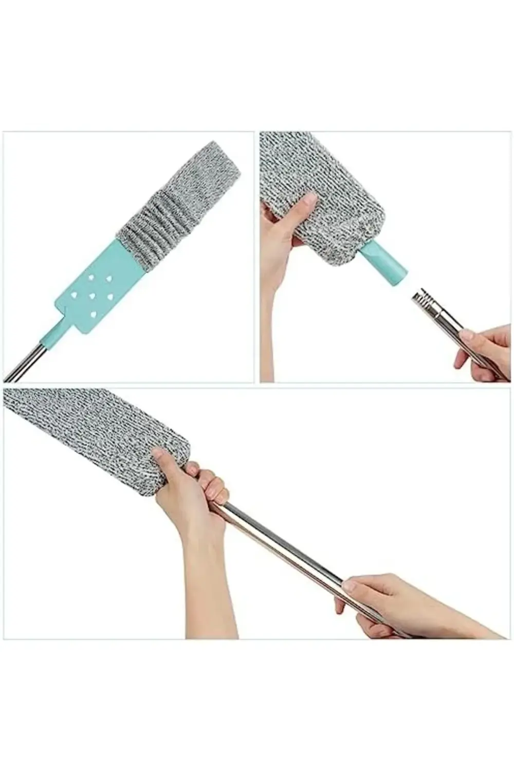 BRFShop Boşluk Temizleme Silgisi, Uzun Saplı Yeniden Kullanılabil