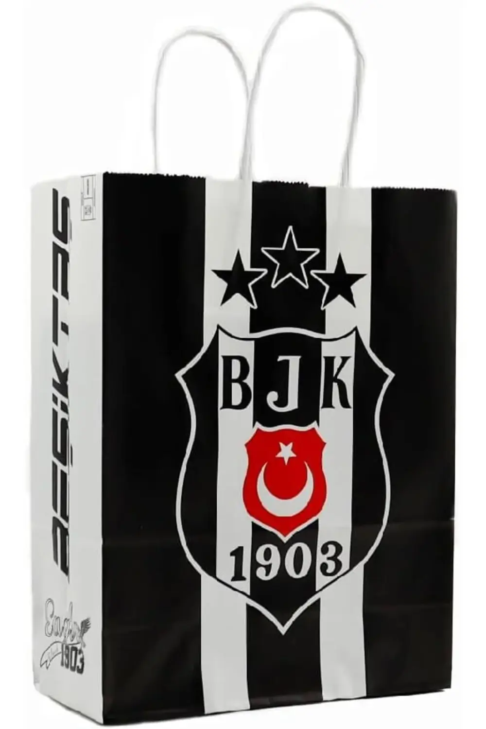 BRFShop CM Beşiktaş Temalı Lisanslı Kağıt Çanta (2 Adet) 1165984