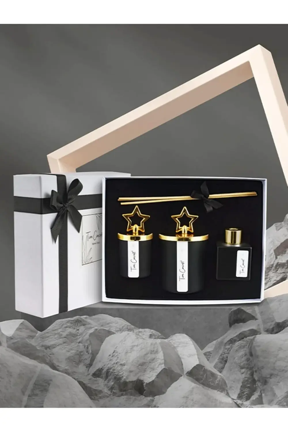 BRFShop Concept Özel Tasarım Kutulu Çikolata Kokulu Gold Tepelikl BRFShop Concept Özel Tasarım Kutulu Çikolata Kokulu Gold Tepelikl