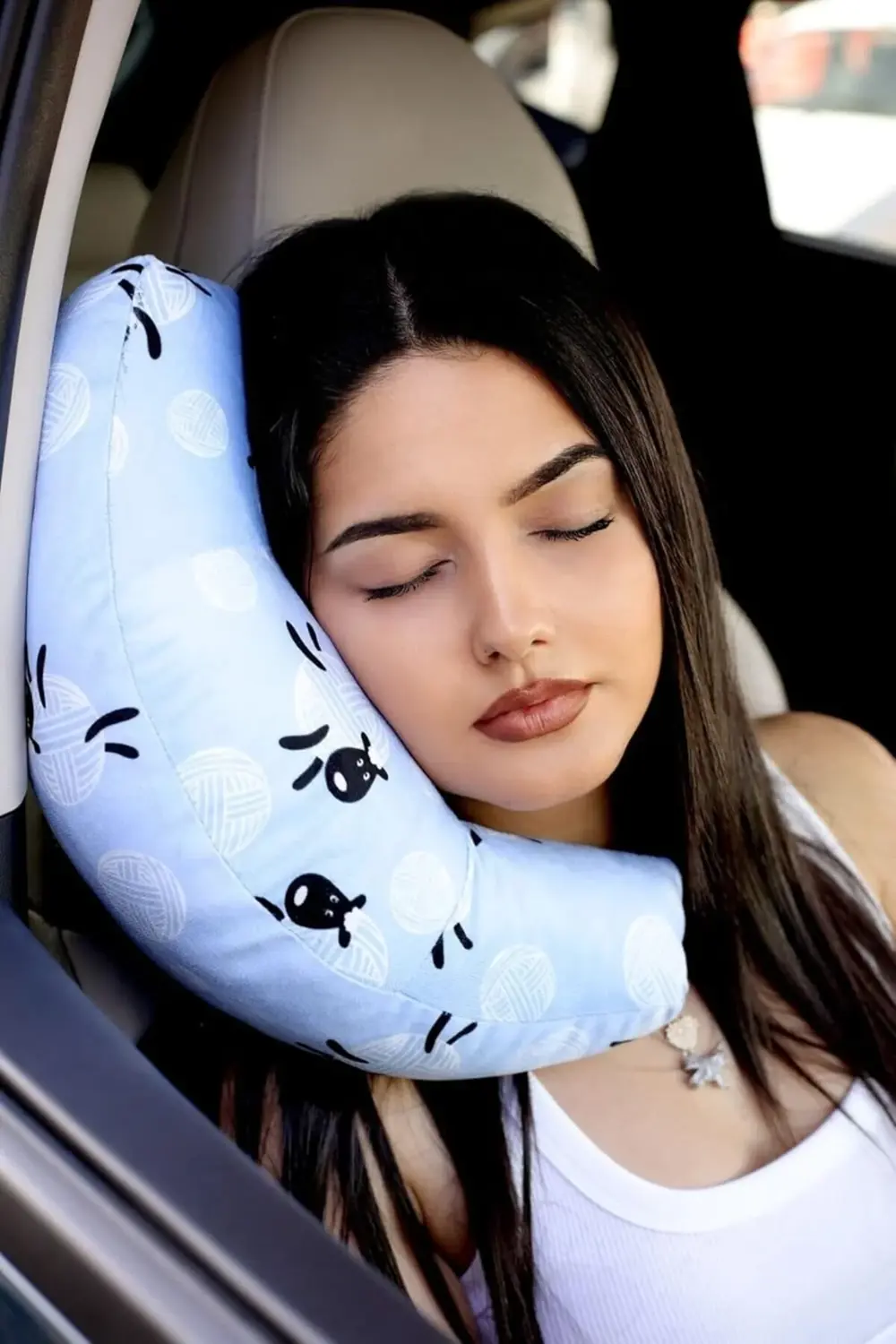 BRFShop Seyahat Boyun Yastığı Ortopedik Araba Otobüs Uçak Yolculu