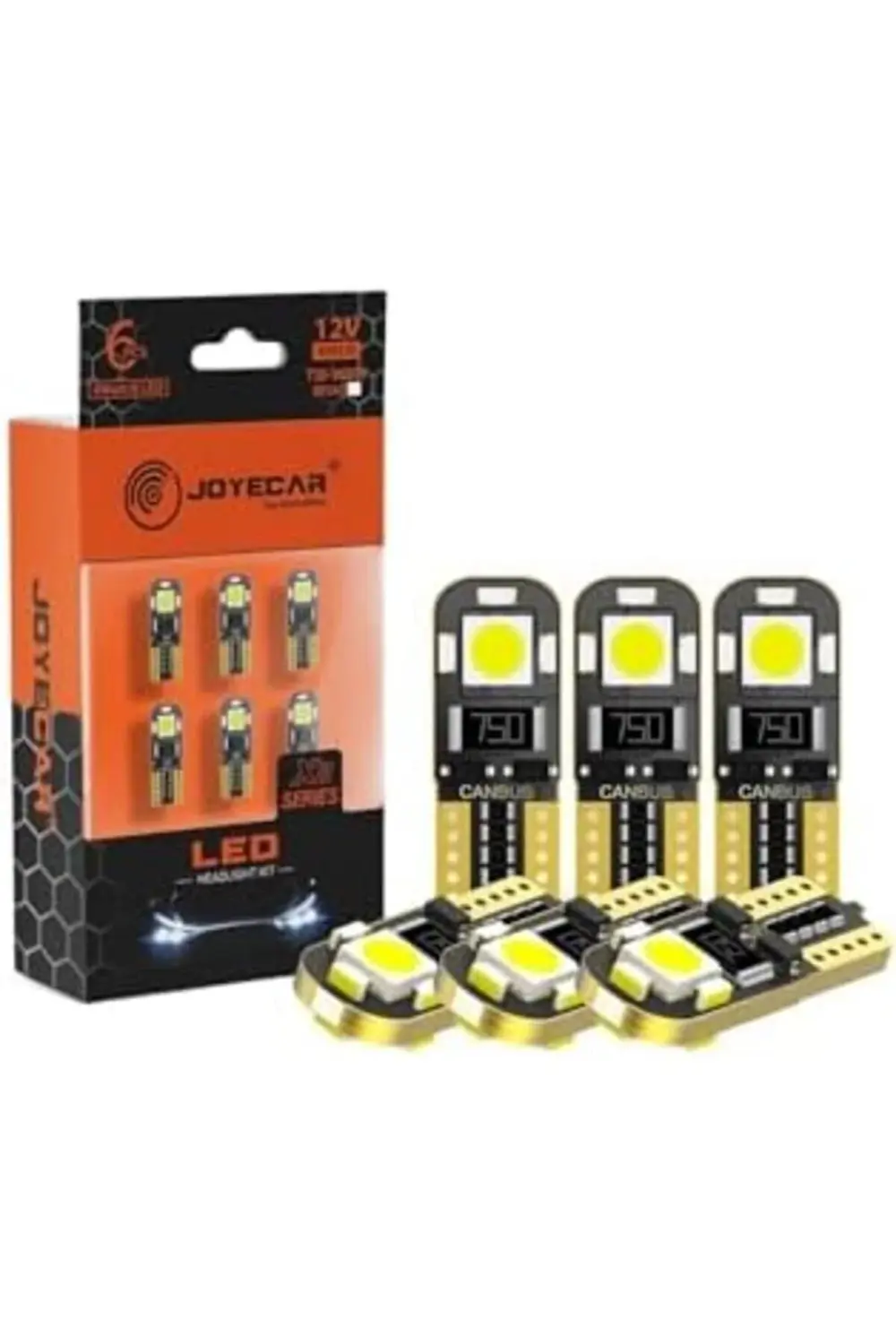 BrfShp X2 Serisi T10 194 W5W Uyumlu İç Aydınlatma Ampulü 6 Adet -