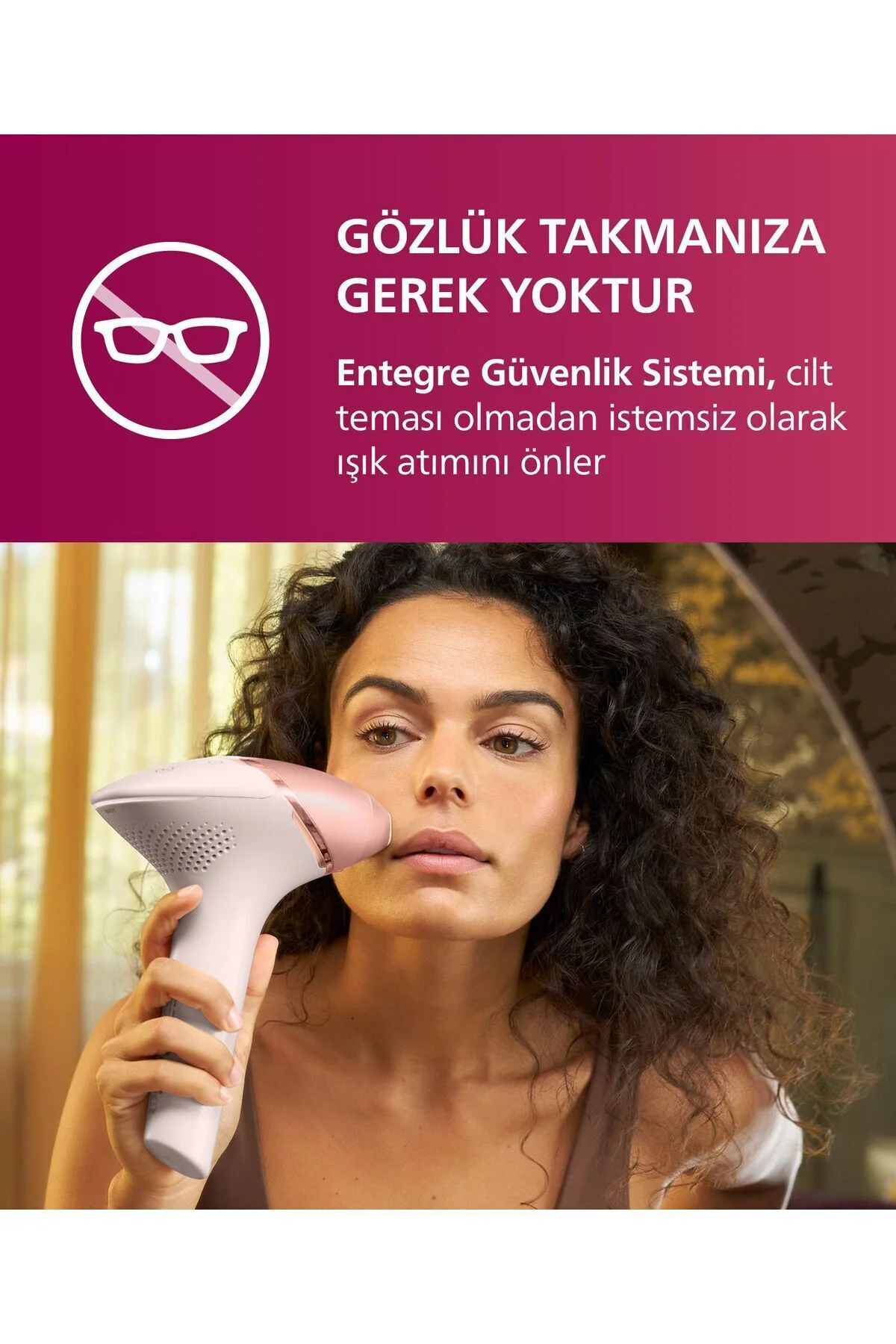 BRI950/00 Lumea Lazer Epilasyon IPL Tüy Alma Cihazı,ÇantaHEDİYELİ