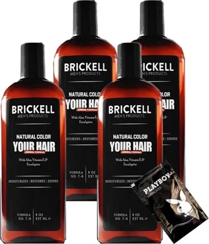 Brickell Antibeyaz Saç & Sakal Şampuanı Seti – 4 Adet 237 ml + Jel Fiyatı, Yorumları ve Özellikleri