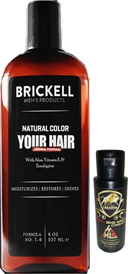 Brickell Saç/Sakal Beyazlık Giderici Şampuan (237 ml) + Caraboa Büyütücü Kalınlaştırıcı Krem ile Uyumlu Erkek Bakım Seti Fiyatı, Yorumları ve Özellikleri