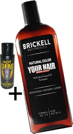 Brickell Sakal Beyazlatıcı Şampuan 237 ml + Hotrhino Erotik Masaj Yağı - Erkek Bakım Seti Fiyatı, Yorumları ve Özellikleri