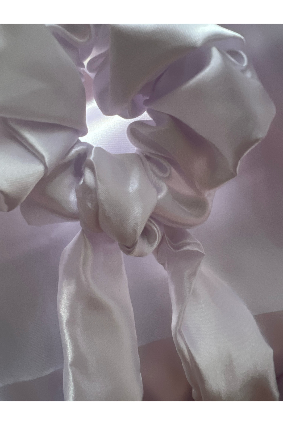 Bride Gelin İsme Özel Aksesuar Saç Aksesuarı Tak Çıkar Kuyruklu Scrunchie Satenimsi