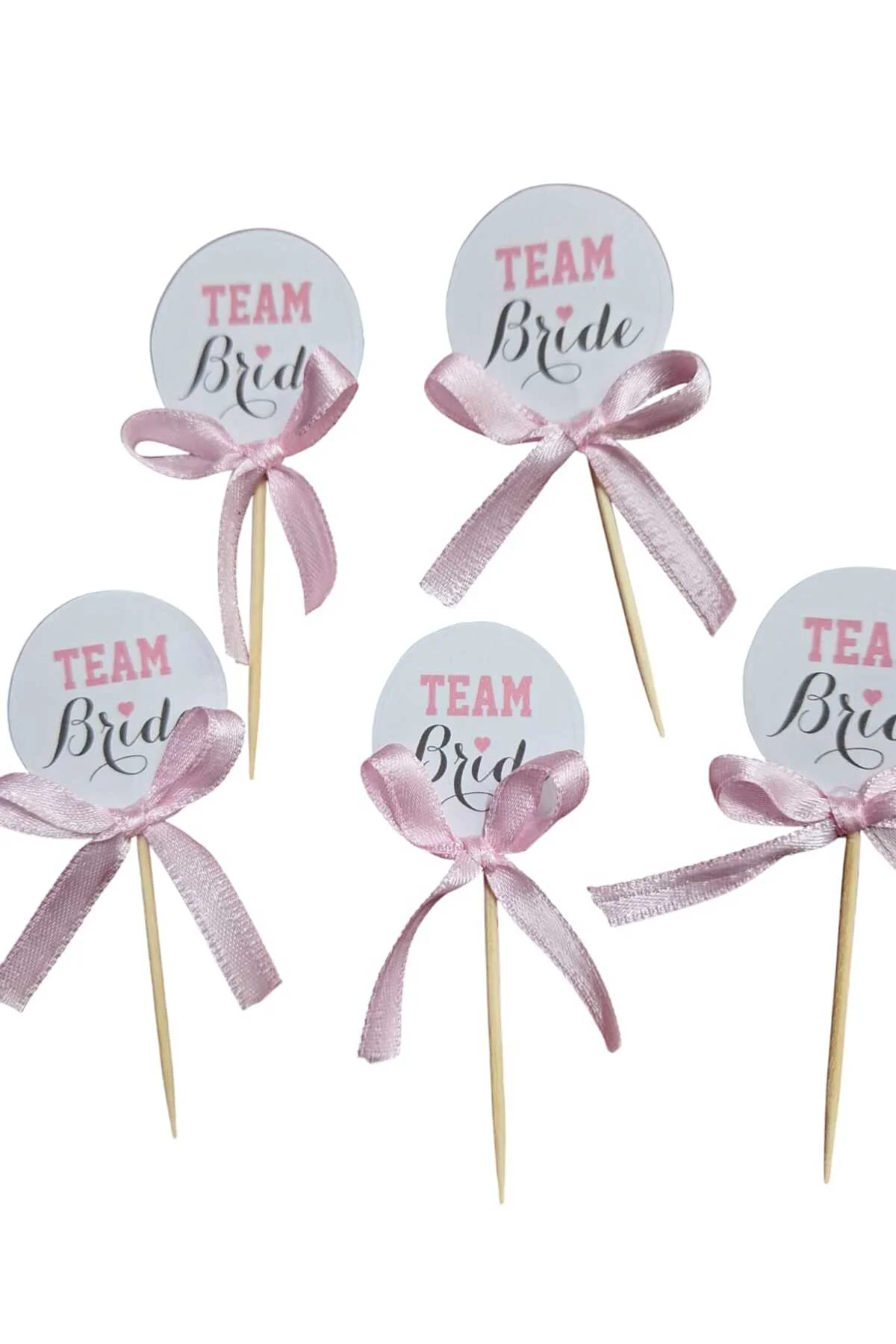 Bride Team Bekarlığa Veda Partisi Temalı Kürdan Pasta Süsü 15 Ade