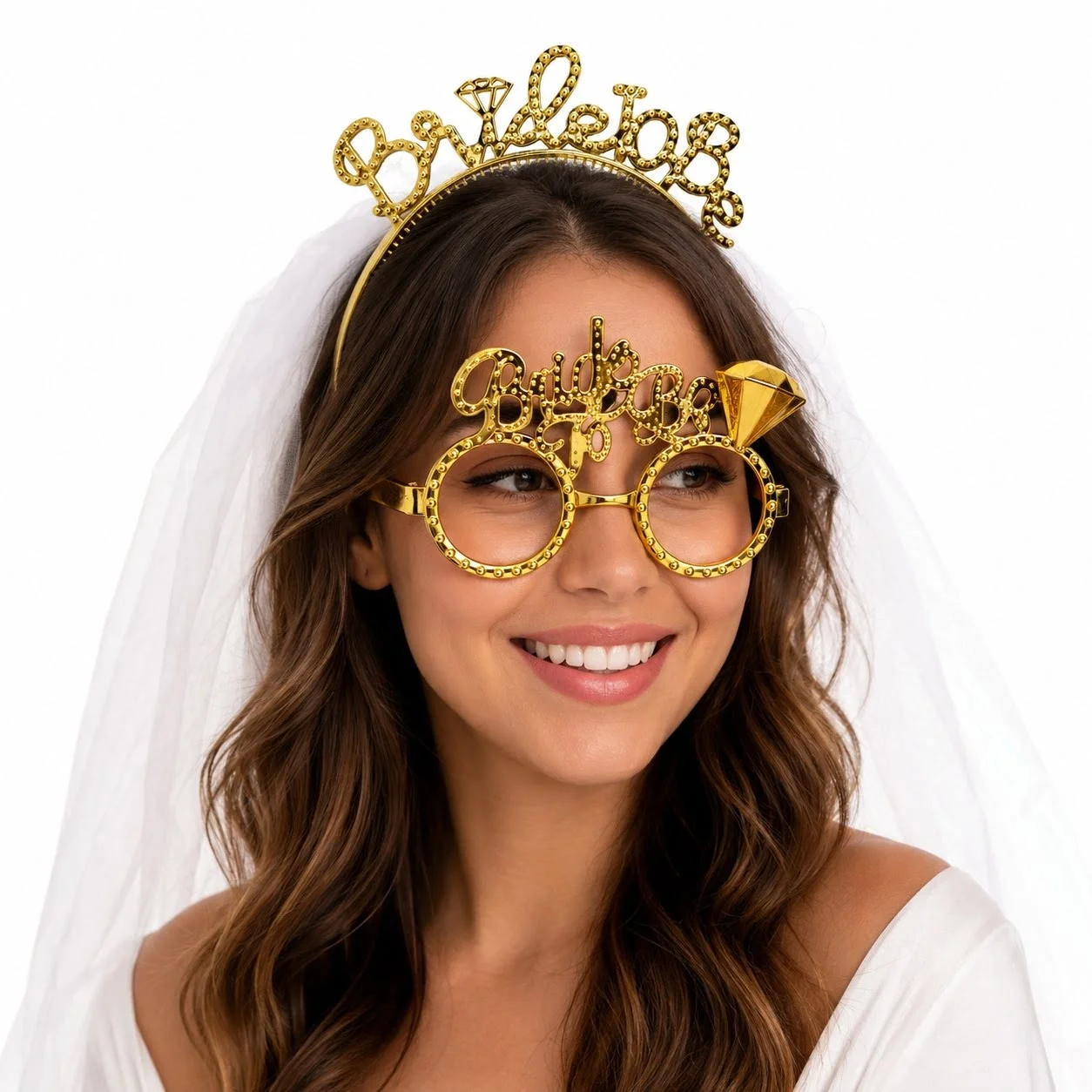 Bride To Be Gold Taç ve Parti Gözlüğü Seti