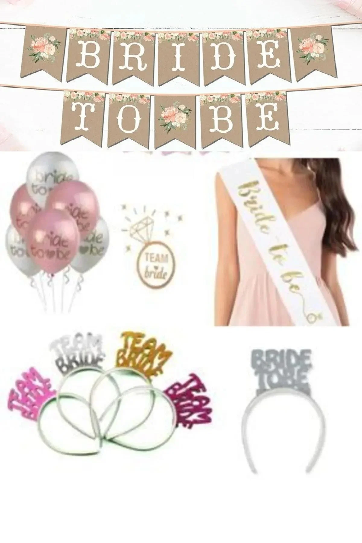 Bride To Be Parti Set 43 Parça Bekarlığa Veda