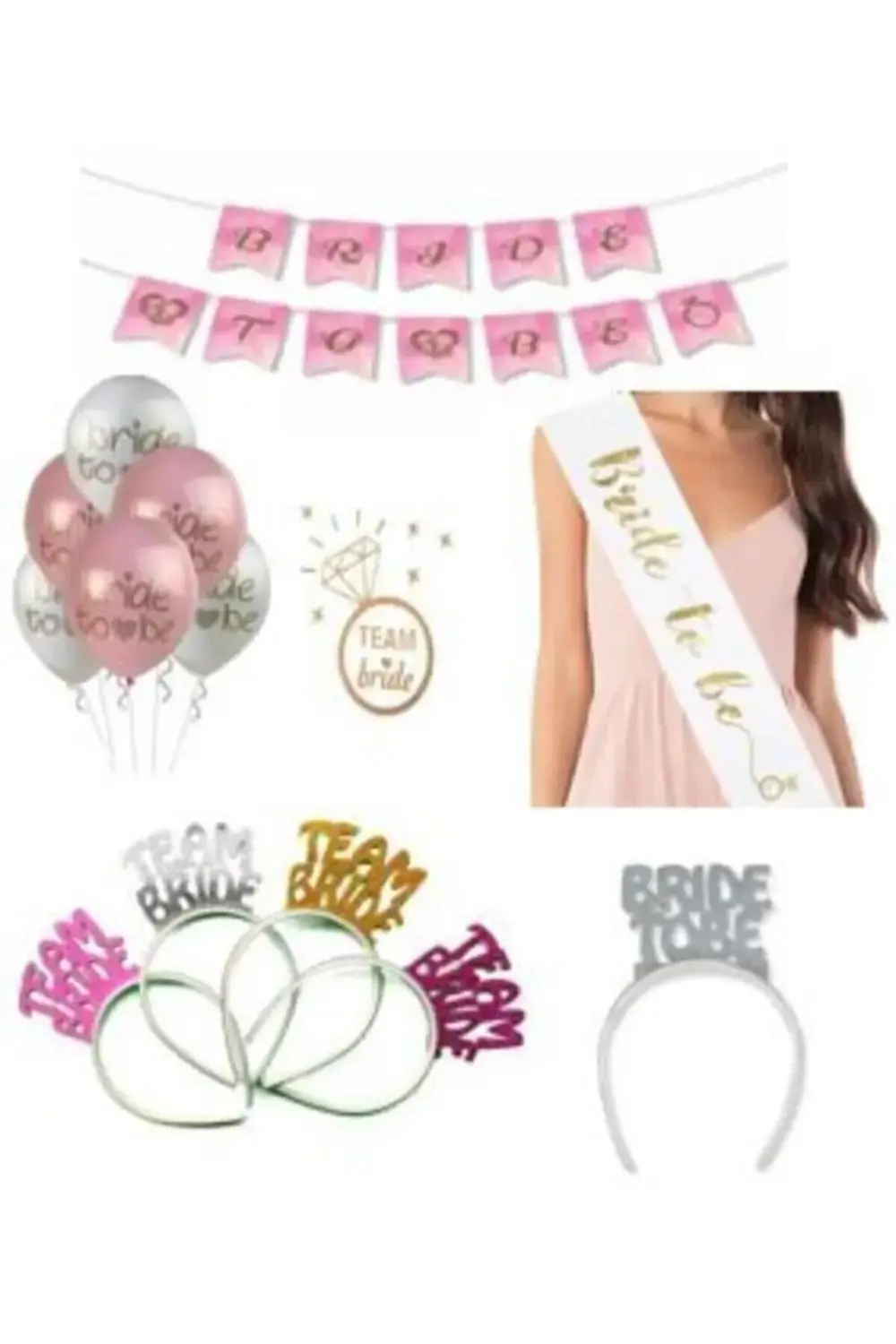 Bride To Be Parti Set 33 Parça Bekarlığa Veda