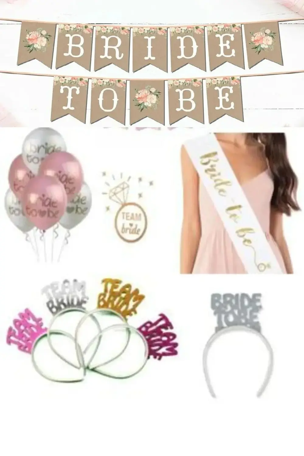 Parti Kırtasiye Bride To Be Parti Set 43 Parça Bekarlığa Veda