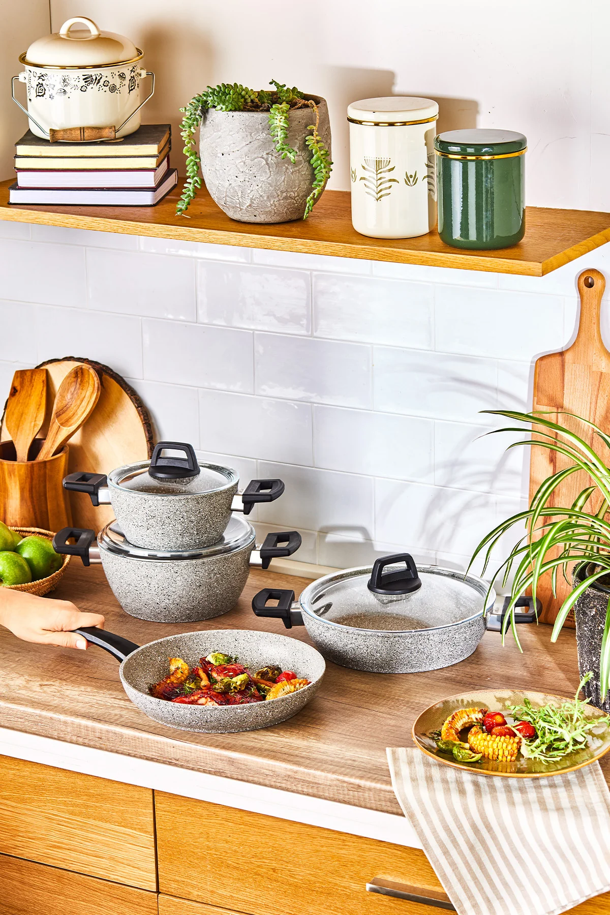 Bright 7 Parça Tencere Seti