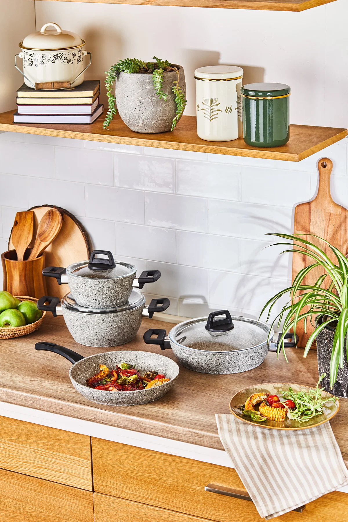 Bright 7 Parça Tencere Seti