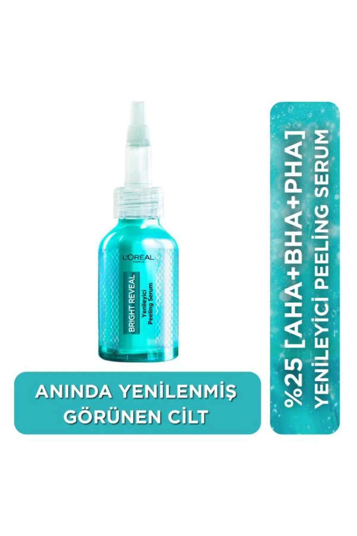 Bright Reveal Koyu Lekelere Karşı Hızlı Etkili Yenileyici Peeling Serum 25% [AHA + BHA + PHA] 25ml