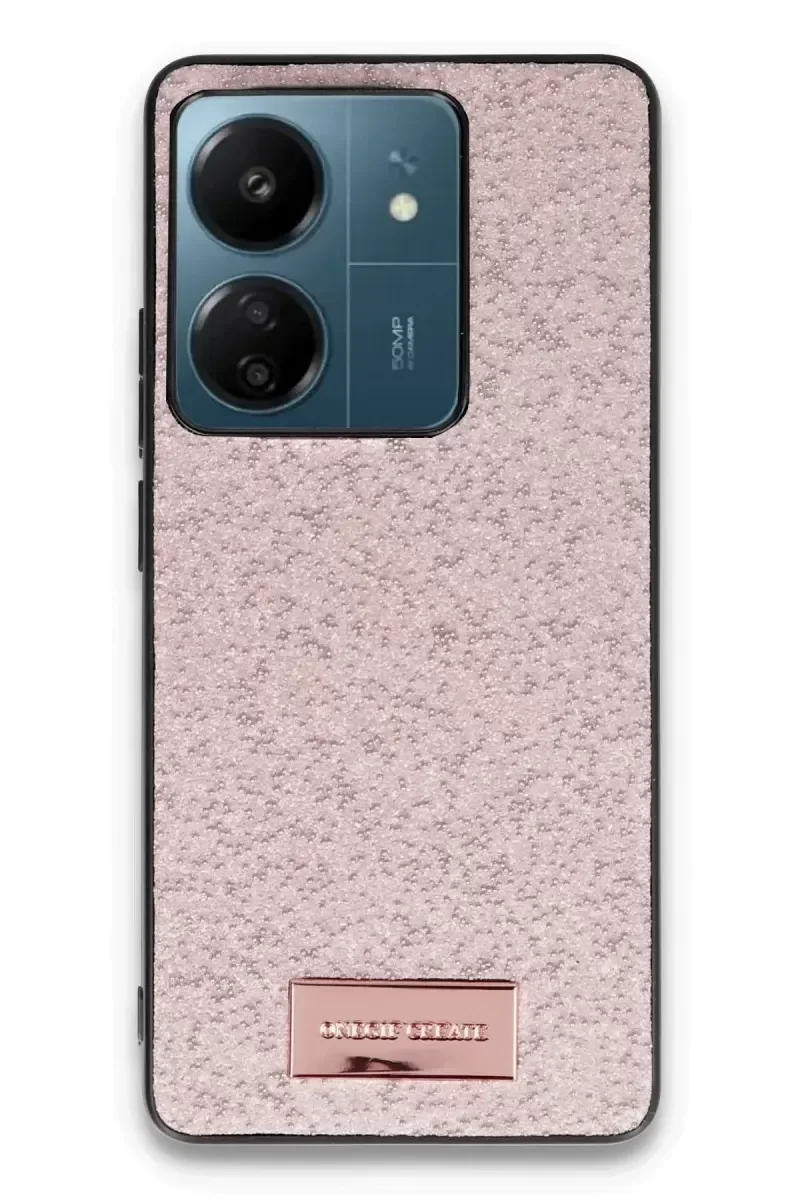 Bright Simli Kapak - Pembe | Boncuk İşlemeli Telefon Kılıfı