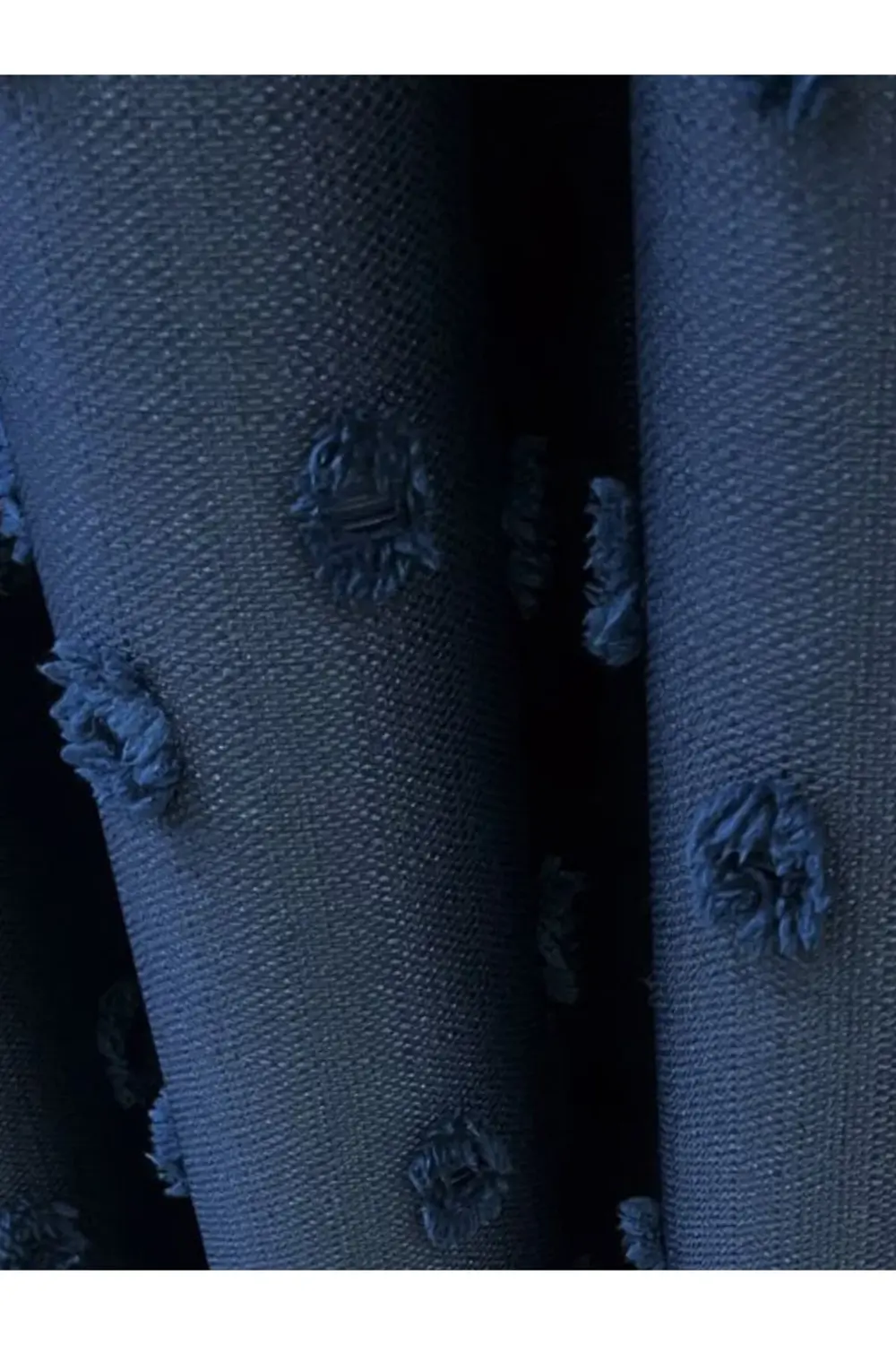 Brillant PufyCarla Keten Ponponlu Modern Fon Perde 1/2.5 Normal P