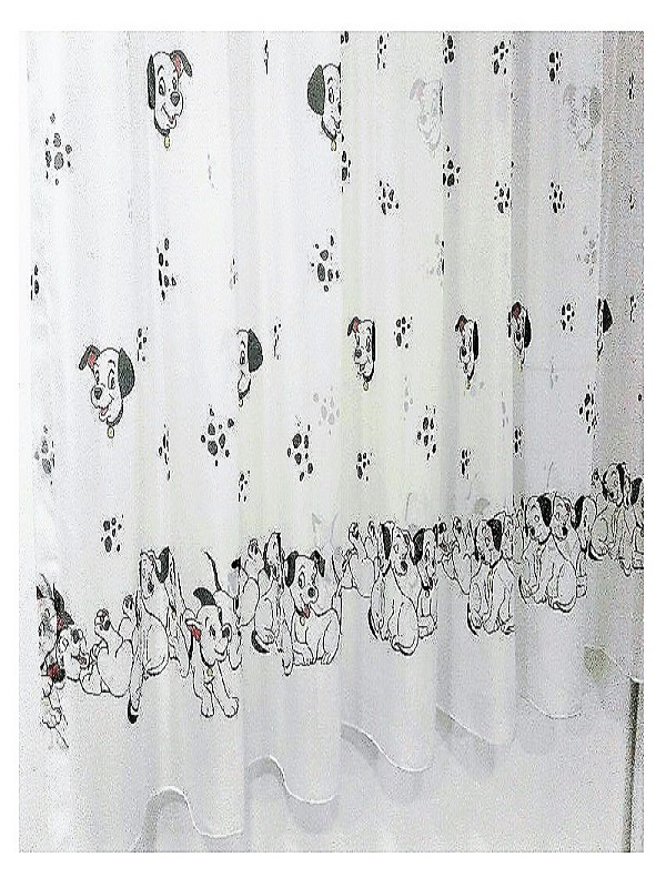 Brillant Tül Perde-Sevimli Köpekler-Çocuk Odaları İçin-En: 185 Cm: Boy: 203 Cm-1/2 Pile Brillant Tül Perde-Sevimli Köpekler-Çocuk Odaları İçin-En: 185 Cm: Boy: 203 Cm-1/2 Pile