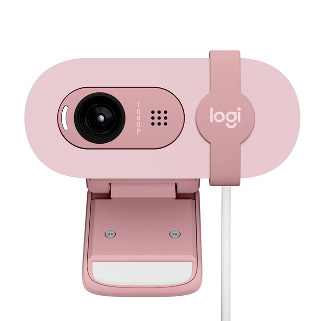Logitech Brio 100 Webcam Pembe Full Hd 960-001623