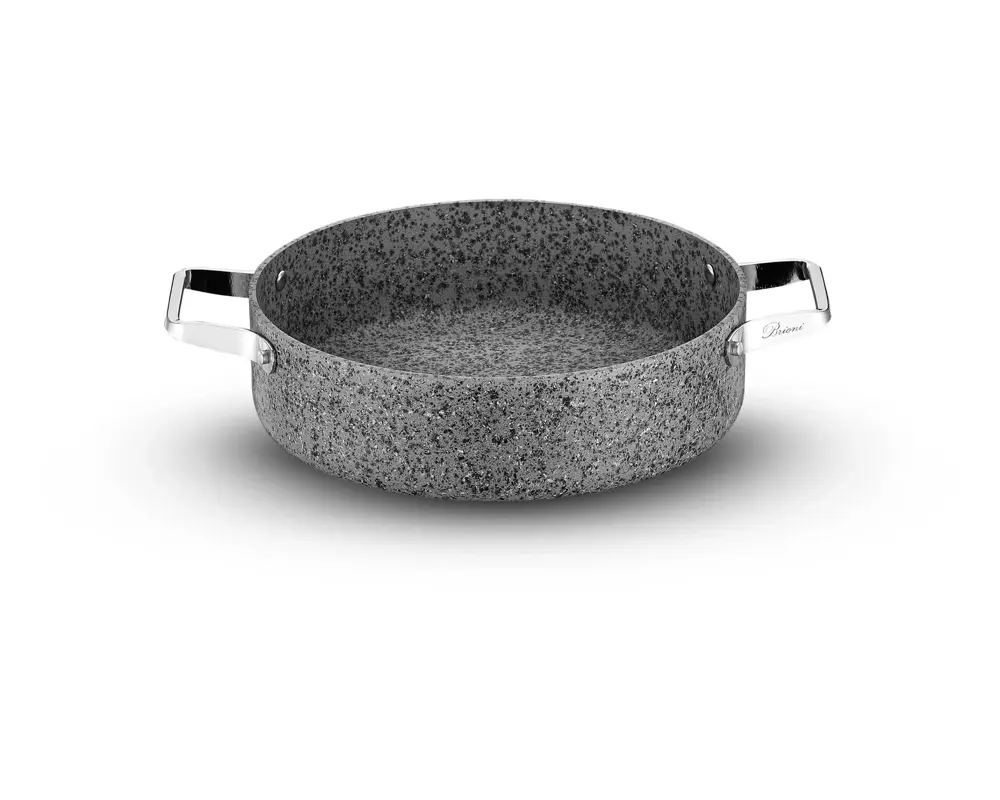 Brioni Stone-Age 26 Cm Çizilmez Yanmaz Yapışmaz Basık Tencere Sh-