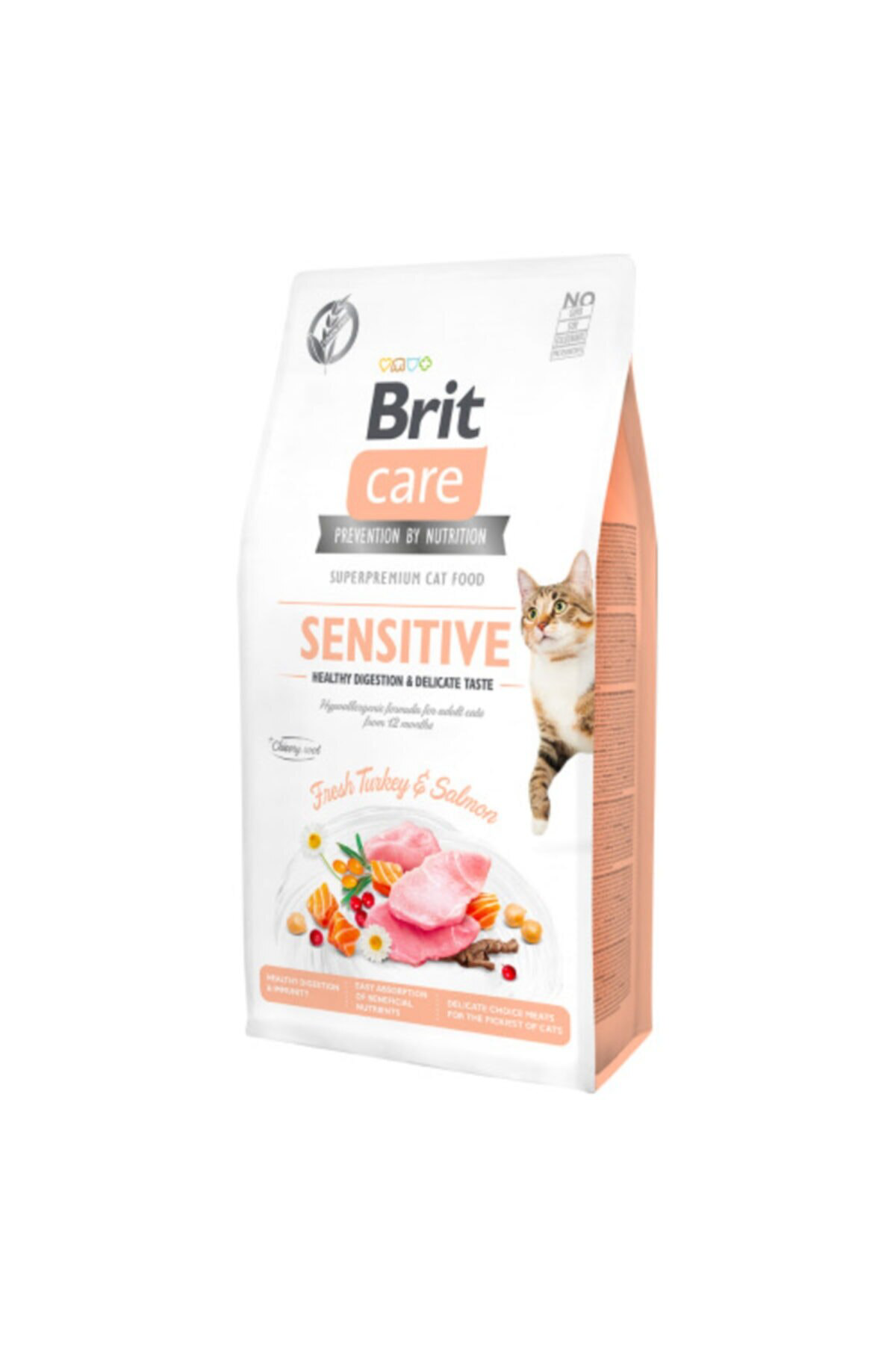 Brit Care Grain Taze Hindili Ve Somonlu Tahılsız Kedi Maması 2 Kg Brit Care Grain Taze Hindili Ve Somonlu Tahılsız Kedi Maması 2 Kg