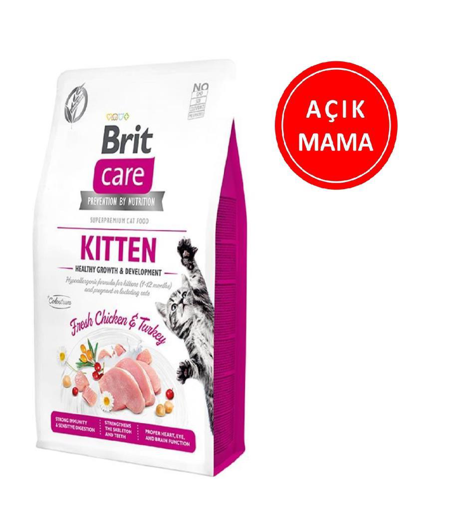 Brit Care Hypoallergenic Kitten Tavuklu ve Hindili Tahılsız Yavru
