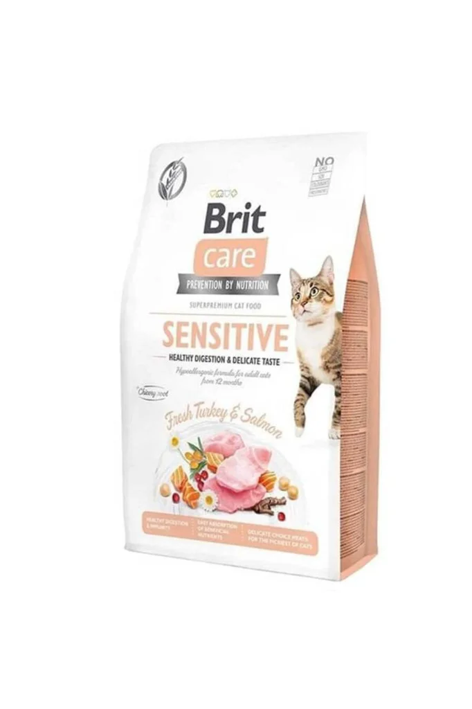 Brit Care Hypoallergenic Sensitive Hindi ve Somon Etli Hassas Tah Brit Care Hypoallergenic Sensitive Hindi ve Somon Etli Hassas Tah