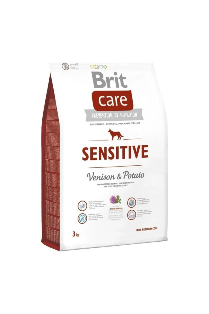 Brit Care Sensitive Tahılsız Geyik Etli Köpek Maması 3 Kg